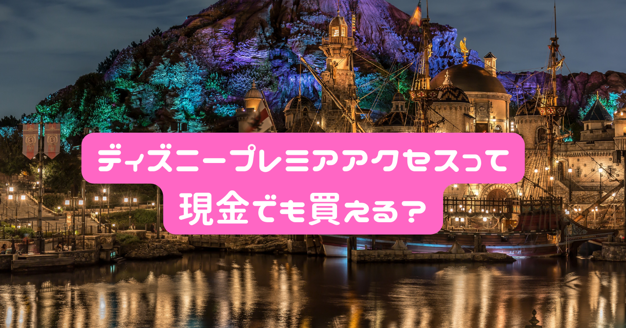 ディズニープレミアアクセス Dpa の支払い方法 現金の買い方とリスク 日常向上ハピネス上等